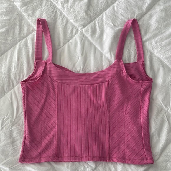 NWT Free People Pink Corset - Picture 2 of 5
